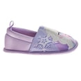 thumbnail image 3 of Disney Frozen Slippers for Kids Anna And Elsa Plush House Shoes (5, 10 Toddler   11-12 Little Kid), Purple, Size: 11-12, 3 of 7