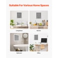thumbnail image 6 of VEVOR Return Air Filter Grille, Fits W20 x H25 Inch Duct Opening, Filter Not Included, Return Air Vent Cover for Wall, Powder-Coated Steel Return Air Grill Detachable Face/Door for 1 inch Filters, 6 of 9