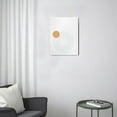 thumbnail image 3 of Draw Canvas Print Wall Art, Mid-Century Modern Sun and Moon Prints Art for Home Office Decor, Boho Wall Decor for Living Room, Bedroom, Kitchen, Bathroom 12x16inch, 3 of 7