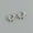 Silver, variant on Sterling Silver 925 Huggie Hoop Earrings Punk Rock Spikes F0130-Silver