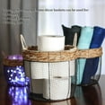 thumbnail image 5 of trademark innovations oval wire tall garden home dcor baskets with wicker and handles - set of 3, 5 of 5