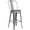 Clear Coated, variant on Flash Furniture Lincoln Wood Seat Barstool, Clear Coated