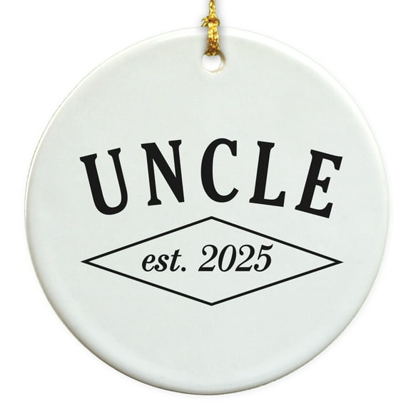 Uncle Est Christmas Round Disc Ornament