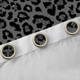 thumbnail image 4 of Homewish Girly Grey Cheetah Print Blackout Curtains Set of 2 (52x84 Each), Chic Fashion Polkadots Window Curtains, Romantic Anniversary Curtains and Drapes, Curtains and Drapes Room Decor, 4 of 6