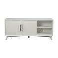 thumbnail image 6 of Alpine Furniture Tranquility Wood TV Console in White, 6 of 6