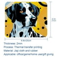 thumbnail image 5 of Spotted Dog Square Desk Pad Mouse Mat Gaming Mousepad, 8.3x9.8 Inch, Non-Slip Rubber Bottom, Printed, Suitable for Office and Gaming, 5 of 6