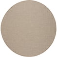 thumbnail image 2 of Nourison Courtyard 8' x Round Jute Ivory Modern Rug, 2 of 10