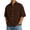Brown, variant on Hogleaql Men's Button Down Short Sleeve Shirt Tops Summer Plus Size Casual Solid Shirt for Men Regular Fit Vintage Black 2XL