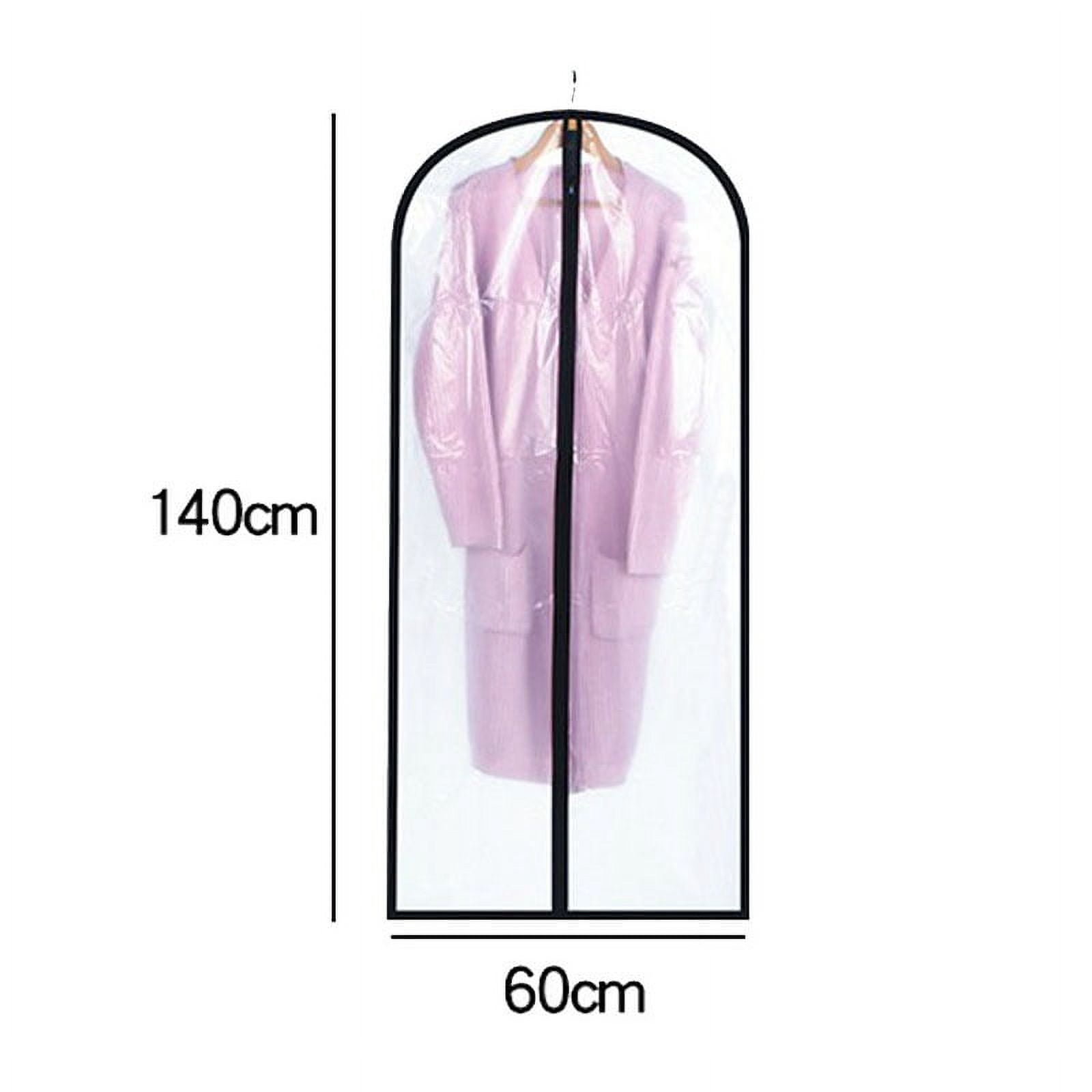 Garment Bags Dress Bag with Zipper for Long Dresses Suit, Coat Closet Clothes Storage,10PCS