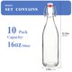 thumbnail image 5 of Kit de 10 Botellas de Vidrio con Tapa Abatible KITGLASCUP 473 ml, 5 of 6