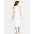 thumbnail image 2 of Time and Tru Women's High Neck Tank Dress, XS-XXXL, 2 of 4