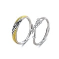 thumbnail image 5 of Silver Maxiang Happy Couple Ring Korean Style Xiaoqing Flower, 5 of 9