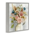 thumbnail image 3 of Stupell Industries Wildflower Watercolor Bouquet Country Vase Floral Painting Gray Framed Art Print Wall Art, 12x12, by Nan, 3 of 5