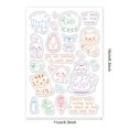 thumbnail image 2 of 1sheet PVC Plastic Stamps for Scrapbooking Photo Album Decorative Cards Making Stamp Sheets Animal Pattern, 2 of 7