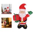 thumbnail image 1 of Decoración inflable de NaviDad, soplado Papá Noel 4 Pies Con Estacas de Tierra para Jardín, 1 of 7