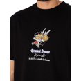 thumbnail image 5 of Criminal Damage Dragon Tiger Fight Back Graphic T-Shirt, Black, 5 of 6