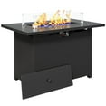 thumbnail image 5 of CozyHome 43" Outdoor Fire Pit Table 50,000 BTU Propane Patio Gas Firepit with Lid, Glass Shield & Waterproof Cover, 5 of 7