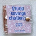 thumbnail image 1 of LSLJS Gift Mini Money Saving Binder Mini Binder Saving Challenge, Home Kitchen Gadgets Accessories, 1 of 1