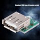 thumbnail image 4 of Conector adaptador de paso de placa de ruptura de enchufe hembra USB, diseño de fuente de alimentación USB/placa de pruebas (4 piezas, plateado), 4 of 5