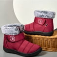 thumbnail image 6 of Women Winter Snow Boots: Fur Lined Warm Slip On Boots for Women Waterproof Non Slip Booties for Commute Outdoor Walking, 6 of 9