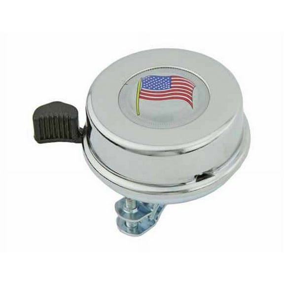 Alta USA American Flag Bike Bell (Steel)