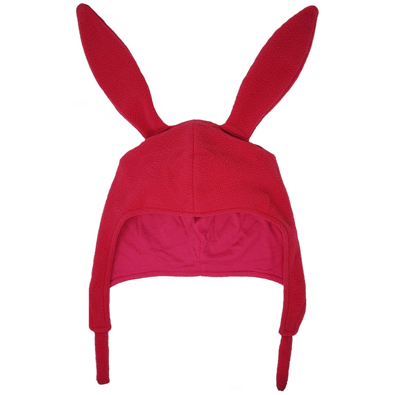  Ripple Junction Bob's Burgers Louise Belcher Bunny Ears Hat  Adult One Size Pink Cosplay Beanie Officially Licensed : Clothing, Shoes &  Jewelry