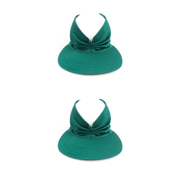 Guardurnaity Sombrero de verano para mujer, visera, sombrero para el sol, antiultravioleta, elástico, hueco, sombrero de copa, cola de caballo, Type1 NO1