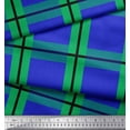 thumbnail image 2 of Soimoi Velvet Fabric Check Check Print Fabric by the Yard 58 Inch Wide, 2 of 3