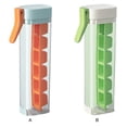 thumbnail image 4 of Yuarrent Bandeja de cubitos de hielo pequeños ABS, molde de 6 rejillas para hacer hielo rápido, molde de cubitos de hielo para refrigerador de Organizadores de utensilios de cocina B, 4 of 4