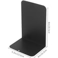 thumbnail image 2 of MSDADA Bookends Metal Book Ends Supports Black(2 Pairs), 2 of 7