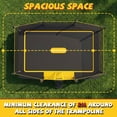 thumbnail image 3 of Mersco 12x18FT Kids Adults Trampoline, ASTM Certified Heavy Duty Outdoor Trampoline with Safety Enclosure Net and Upgraded Ladder for Backyard Family Fun, Fitness Trampoline MAX, 3 of 12