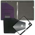 thumbnail image 5 of Tablet Organizer Portfolio Case with Clipboard, 3-Ring Binder Padfolio File Folder with Rotating Cover Case Compatible with iPad Air 11-inch M3 (2025)/M2 (2024), iPad Air 4th/5th Gen 10.9-in, Purple, 5 of 7