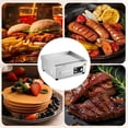 thumbnail image 5 of 18 In Commercial Electric Griddle,110V 1600W Electric Restaurant Teppanyaki Flat Top Grill With Shovels & Brushes, Non-Stick Countertop Griddle, Adjustable Temperature Control 122°F-572°F, 5 of 7