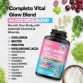 thumbnail image 6 of Collagen Pills Peptides Types I, II, III, V & X 64,000 MCG Biotin Keratin Hyaluronic Acid MSM Vitamin A Vitamin C Vitamin E Folic Acid Zinc Magnesium with Grape Seed Extract, Quercetin (270 Caps), 6 of 8