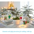 thumbnail image 5 of Tea Lights, [24pcs] Realistic and Bright Battery Operated Flickering Tealights, Fake Candles in Warm Yellow Perfect for Decoration, 5 of 7