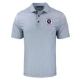thumbnail image 2 of Men's Cutter & Buck Gray New England Revolution Pike Eco Pebble Print Stretch Recycled Polo, 2 of 3