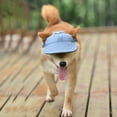 thumbnail image 5 of Pet Outdoor Sunbonnet Adjustable Sunshade Cat Dog Sports Cap Baseball Hat Headgear With Ear Holes, 5 of 9