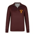 thumbnail image 4 of Men's Stand up hoodie Sweatshirts zipper Front Long Sleeve Pullovers Tops Wine L(L), 4 of 4
