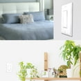 thumbnail image 4 of NEU 1-Gang Mid-Size Decorator Light Switch Outlet Cover Wall Plates, 3" x 4.75", Unbreakable Polycarbonate Thermoplastic, Glossy White, 4 of 5