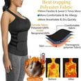 thumbnail image 6 of SHAPERIN Neoprene Sauna Waist Trainer Corset Sweat Vest for Women Weight Loss Compression Body Shaper Trimmer Workout Fitness Shapewear, 6 of 9