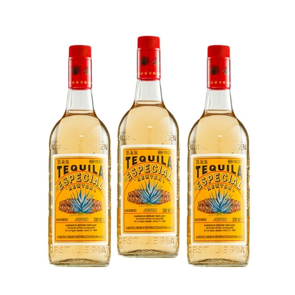 Tres Botellas Tequila Especial Newton Joven 1000 Ml Tequila Joven