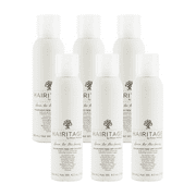 Hairitage Down to the Basics Dry Shampoo Spray, Fragrance Free, 4.2 oz (Pack of 6)