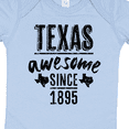 thumbnail image 4 of Inktastic Texas Awesome Since 1895 Boys or Girls Baby Bodysuit, 4 of 5