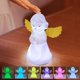 thumbnail image 1 of Luz nocturna para niños, lámpara de silicona de ángel multicolor con control de grifo, LED recargable al lado de la luz nocturna, 1 of 5