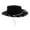 5001_Black, variant on 1PC Hat Black Polyester Womens Black Rope Cowboy Hat Western Big Brimmed Performance Cap Non Woven Rope Wide Brim Hat