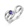 thumbnail image 3 of Purple Sapphire Dainty Fashion Ring, 3 of 9
