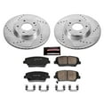 thumbnail image 3 of PowerStop Front Z23 Evolution Sport Carbon-Fiber Ceramic Brake Pad and Drilled & Slotted Rotor Kit Fits: HYUNDAI KIA Select Models K5926, 3 of 10