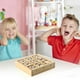 thumbnail image 5 of Juego de tres en raya de madera | Juego de mesa de tres en raya para niños | Juego de estrategia educativo | Tamaño portátil de viaje: 13,5 x 13,5 cm | Juegos de fiesta familiares, 5 of 5