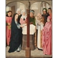 thumbnail image 2 of Jacob Jansz. 15x18 Black Ornate Wood Framed Double Matted Museum Art Print Titled - The Presentation in the Temple (C. 1490-1500), 2 of 5