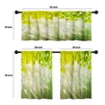 thumbnail image 4 of LALILO Kitchen Curtains and Valances Set of 3 36" Beautiful Window Treatment Tiers for Window Decor, 4 of 5